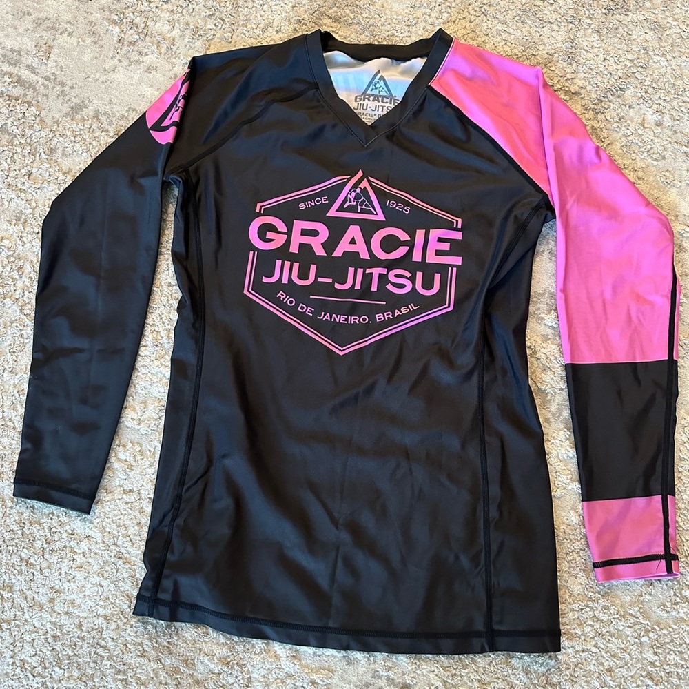 Pink Rank Long-Sleeve Rashguard v2.0 - Picture 3 of 3